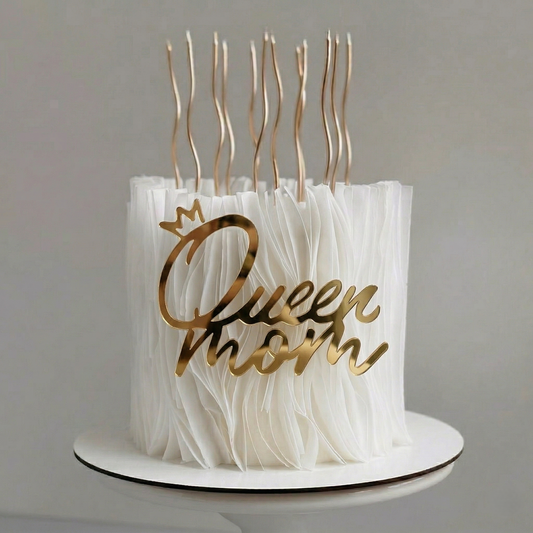 Cake topper frontal Queen mom